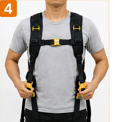 Travel backpack